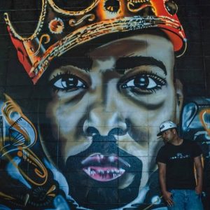 Kay L taking another step towards stardom with a GIANT MURAL!