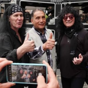 The Icons Of Classic Rock Show Ignites the entire stadium to the sound of Rock lead by Dave Evans !