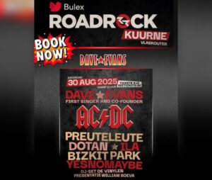 Dave Evans to Headline ROAD ROCK Festival in Kuurne on August 30, 2025 !