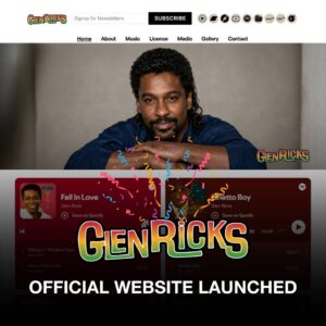 Glen Ricks the ‘President of Love’ Launches Official Website!