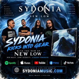 Sydonia Enters a Powerful New Era as Legendary Australian Heavy Band Launches New Digital Platform, Expands Global Catalogue & Unveils their New EP!